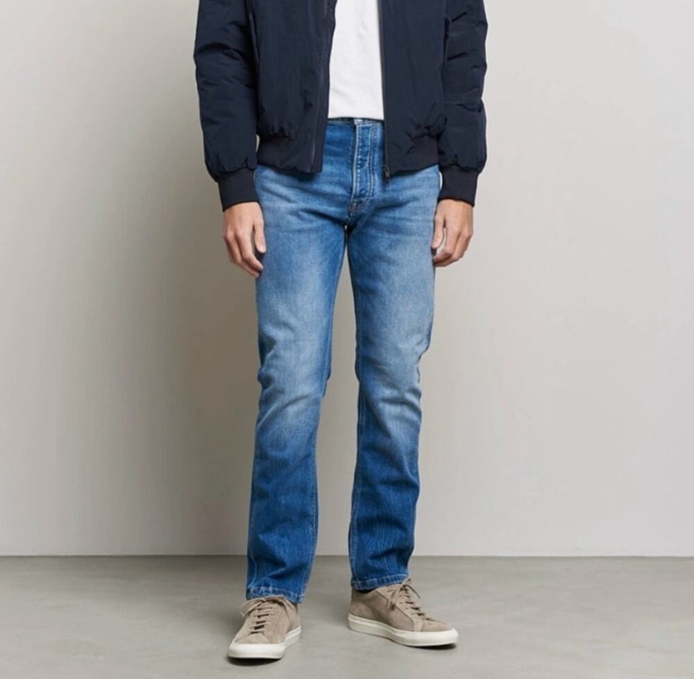 J. Lindeberg Mens Cody Blue Vintage Wash Jeans Light Blue Denim Size 31 x 32 NWT